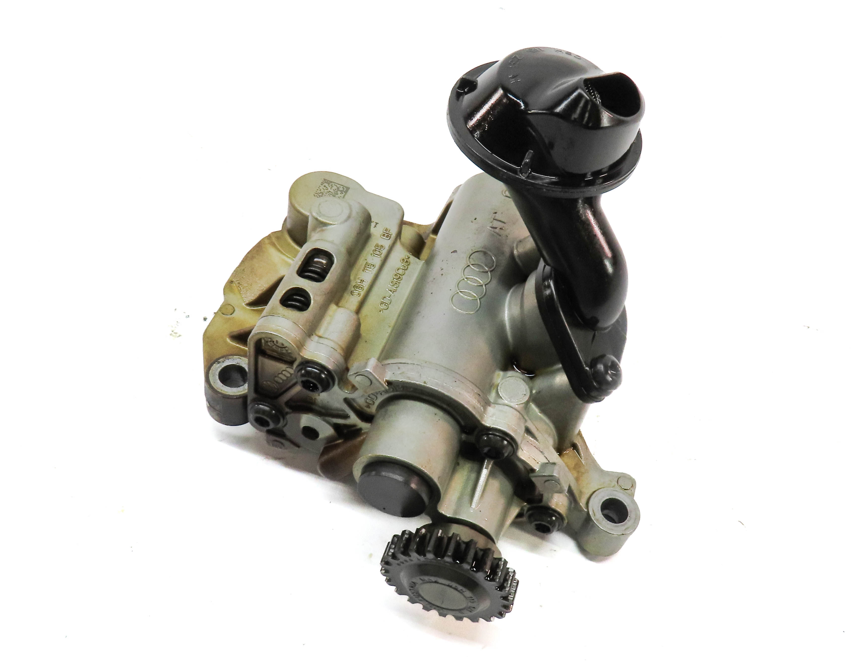 2012 AUDI Q5 (B8 8R) 2.0L (CAEB) ENGINE MOTOR OIL FLUID PUMP w/ PICK UP TUBE — exact item pictured